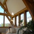 Oak frame garden room, Somerset
